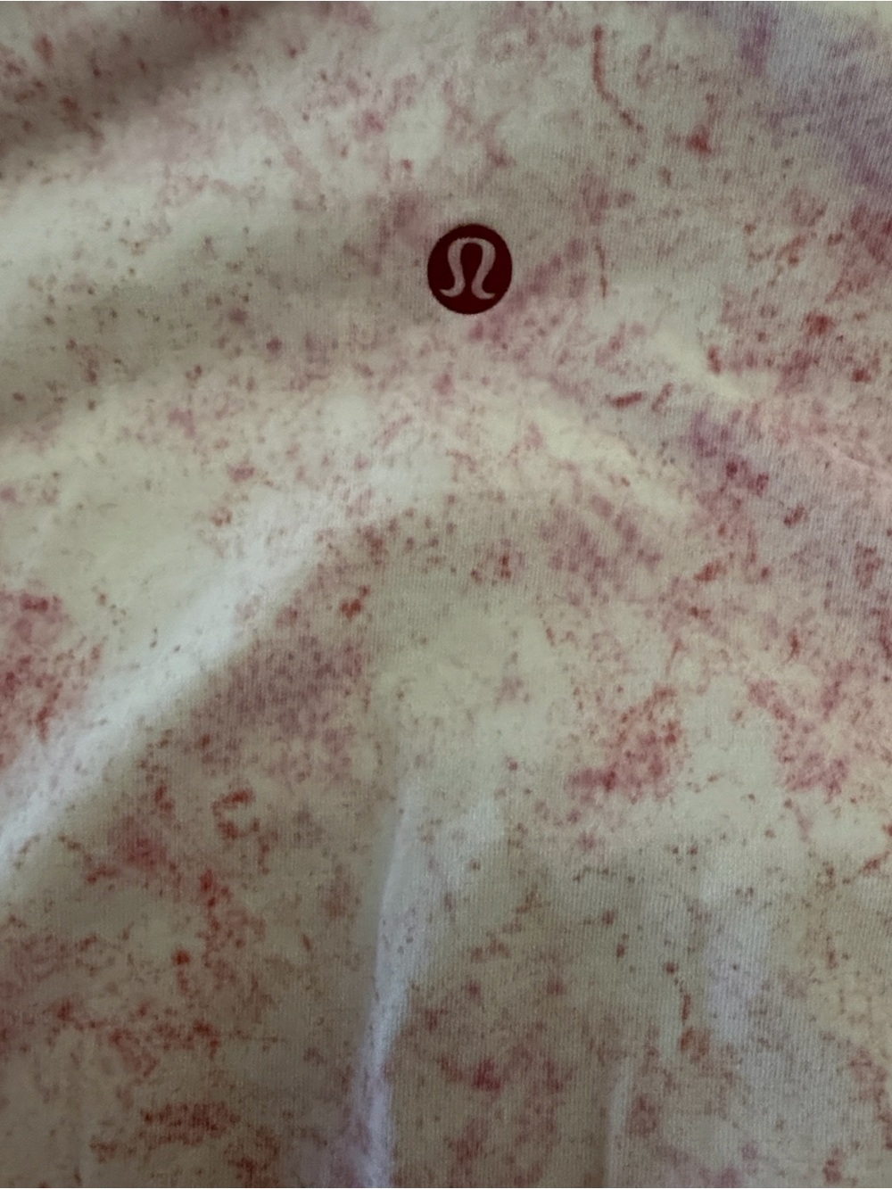 lululemon athletica Pink Speckled long Sleeve Tee